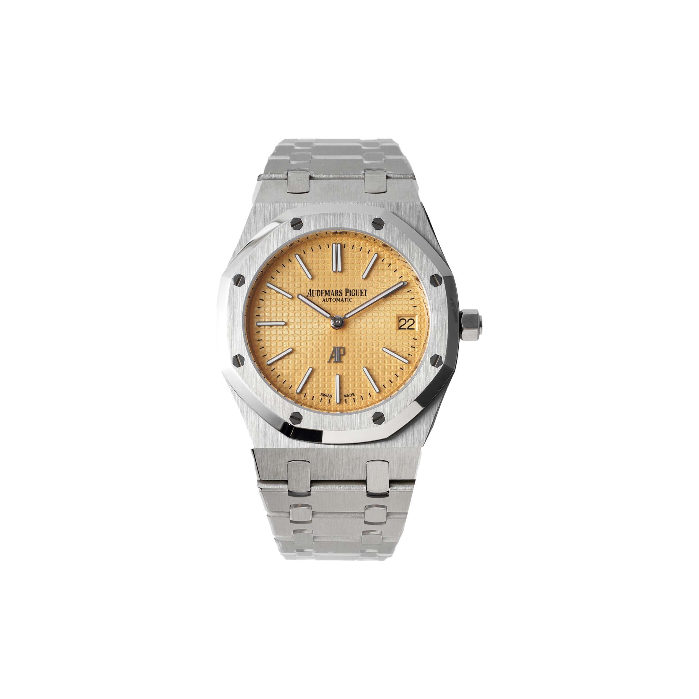 audemars P*g*et royal oak series 39mm watch 15202bc.oo.1240bc.01
